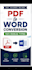 typing, convert PDF, image, and handwritten notes into word