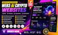 develop web3 ai cryptocurrency ai website crypto news website web3 ai website