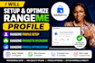 setup rangeme profile, rangeme product uploading and optimize rangeme profile