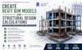 create revit bim models and structural design calculations