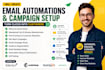 create email automations and campaign setup