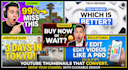 create high CTR youtube thumbnails