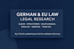 provide legal research on german and eu law