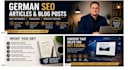 write SEO optimized german blog posts and articles