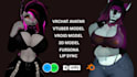 design 3d vrchat avatar 3d character vtuber vroid model 3d booth model live 2d