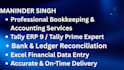 do professional bookkeeping, accounting, and data entry in tally and excel