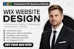 create wix website design redesign wix business website development landing page