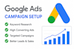 setup google ads campaigns to get leads