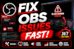 fix obs streaming, crashes, black screen and setup issues