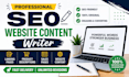write website content, landing pages and sales copy