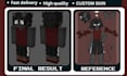 create or redesign your custom minecraft skin in any style