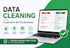 clean and format your messy spreadsheets