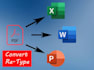 convert PDF into ms excel,  sheet, ms word,  docs