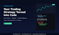 convert your trading strategy into pine script or python algo code