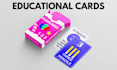 design custom educational flashcards and learning card games
