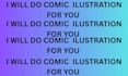 do comic book illustration, comic strip and panels for you