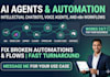 create ai assistants, chatbot, voice agents, using n8n, openclaw claude code fix
