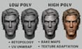 do retopology uv unwrap texture baking and optimize your ai generated 3d model