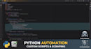 write custom python script for web scraping or automation