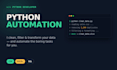 write a python script to automate data and tasks