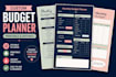 design a printable budget planner and expense tracker