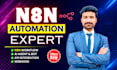 build n8n ai agent, n8n automation, n8n workflow or ai workflow automation