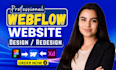 design or develop webflow website, be your webflow expert, figma to webflow