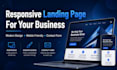 create responsive landing page
