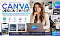 design canva templates, real estate flyers, booklets and substack graphics