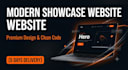 design a modern responsive showcase website or landing page
