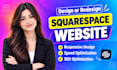build squarespace website design, website development as a squarespace expert