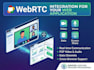 integrate real time video and text chat with webrtc