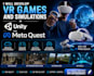 develop VR games and simulations in unity for meta quest