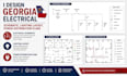 design georgia electrical schematic, lighting layout, power distribution plans