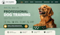 design wix dog walking website pet care service website grooming website