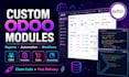 develop custom odoo modules, fix bugs, reports and automate workflows