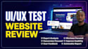 perform UI testing on your website and deliver usability report