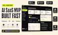build ai saas mvp web apps with backend and dashboard