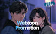 do webtoon promotion, comic promotion to real and active audience