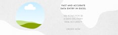 do fast and accurate data entry in excel