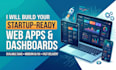 build your mvp, saas web app, dashboard or startup platform