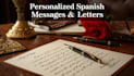 write personalized messages, letters and texts in spanish
