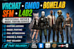 create, port and optimize vrchat avatars, gmod playermodels, l4d2, bonelab