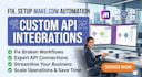 setup made com automation make com automation ,make com made com API integration
