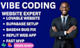 build lovable saas mvp, lovable website, lovable ai app with ai vibe coding