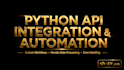 build custom python API integrations and data automation