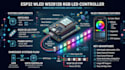 design esp32 wled ws2812b rgb led controller and embedded systems