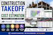 do construction quantity takeoff cost estimation, planswift and bluebeam takeoff