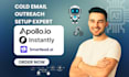 setup instantly ai cold email outreach clay com smartlead ai automation