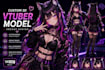 create custom 3d vtuber model vrchat avatar vroid character and 3d rigging